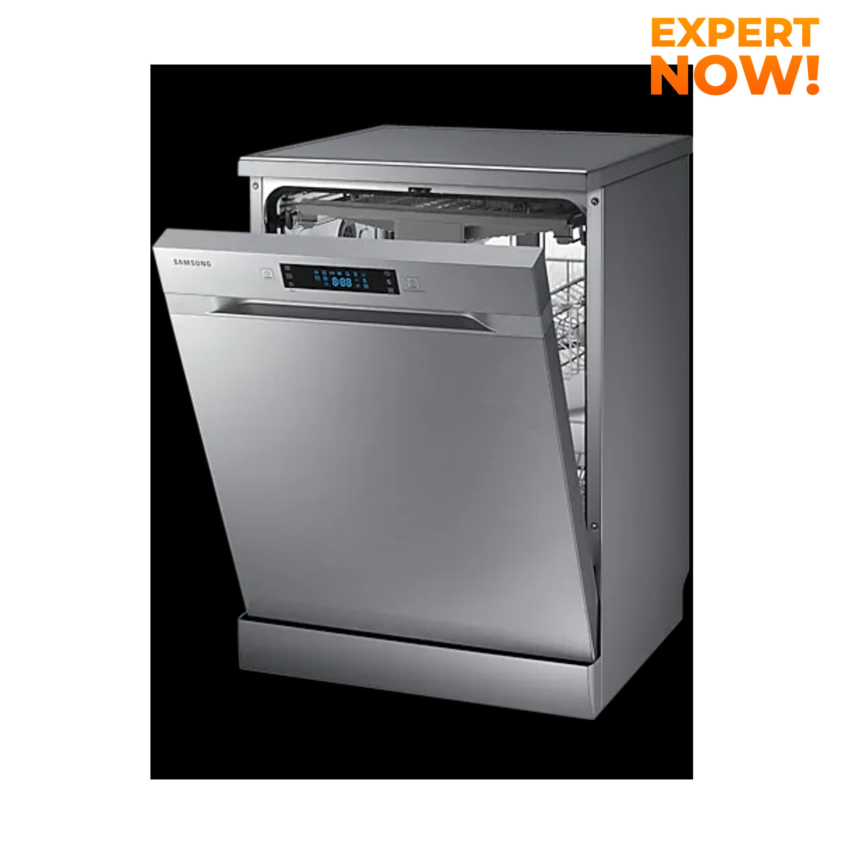 Samsung 14 Place Dishwasher with Wide Led Display - Silver (Photo: 2)